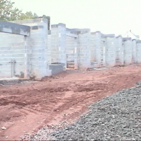 20 unit townhouse condominium project  Building #3 foundation