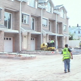 20 unit townhouse condominium project  Building #3 nearing completion