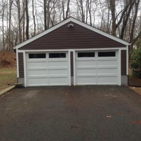 Farmhouse garage restoration and siding COMPLETED