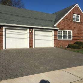 Two car garage conversion and new brick paver driveway COMPLETED