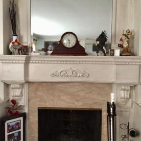 Modernization of an old red brick fireplace COMPLETED