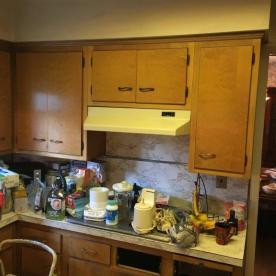 Whole house renovation, kitchen BEFORE