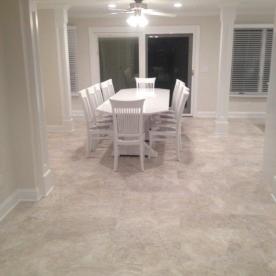 Interior gut renovation complete, eat-in kitchen area