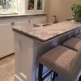 Custom designed wet bar counters